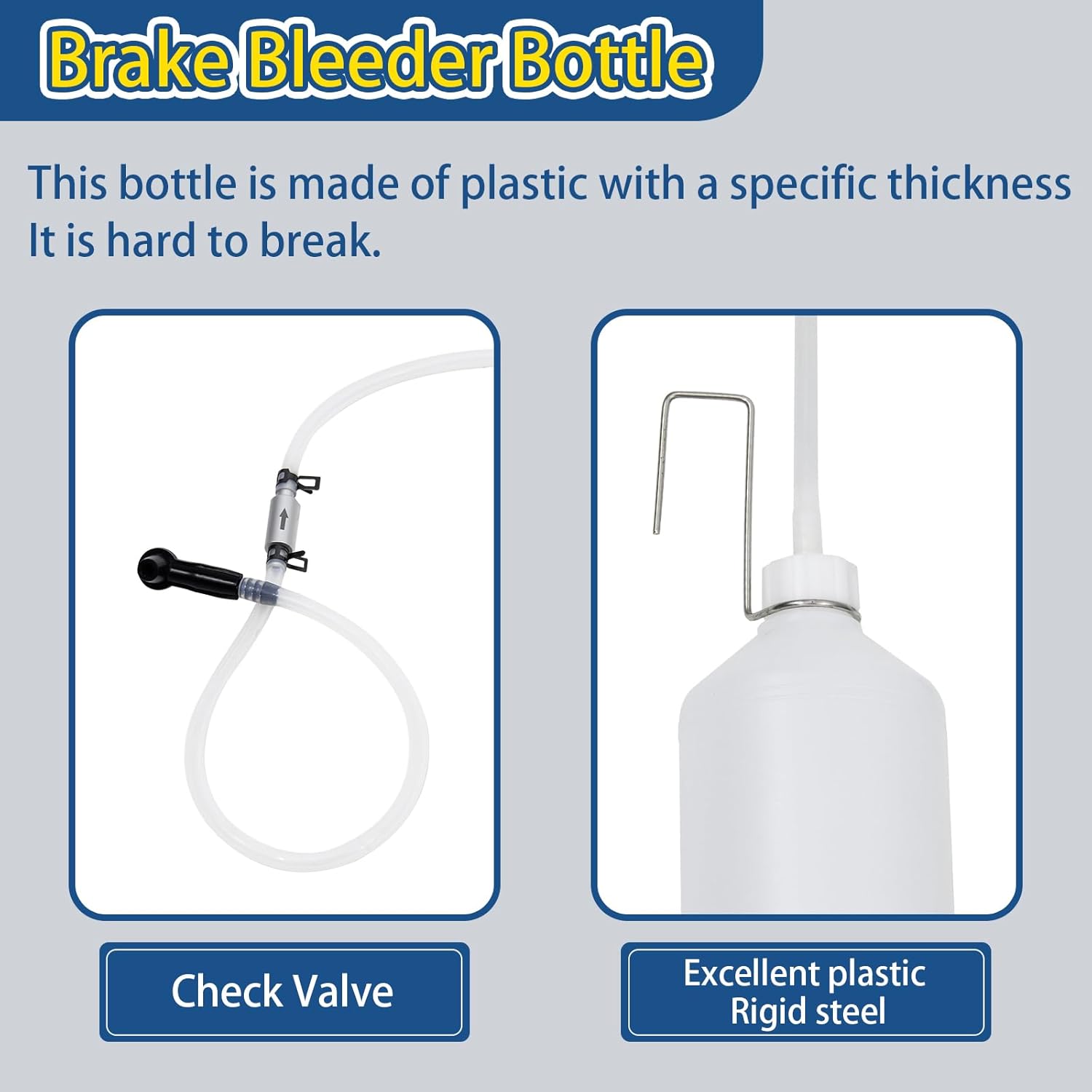 1L Brake Fluid Bleeder Kit wit - Motorcycle Gear Oil recension och pris