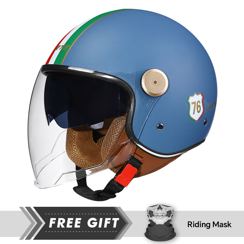 DOT ECE Approved Retro 3/4 Ope - Motorcycle Gear In Store recension och pris