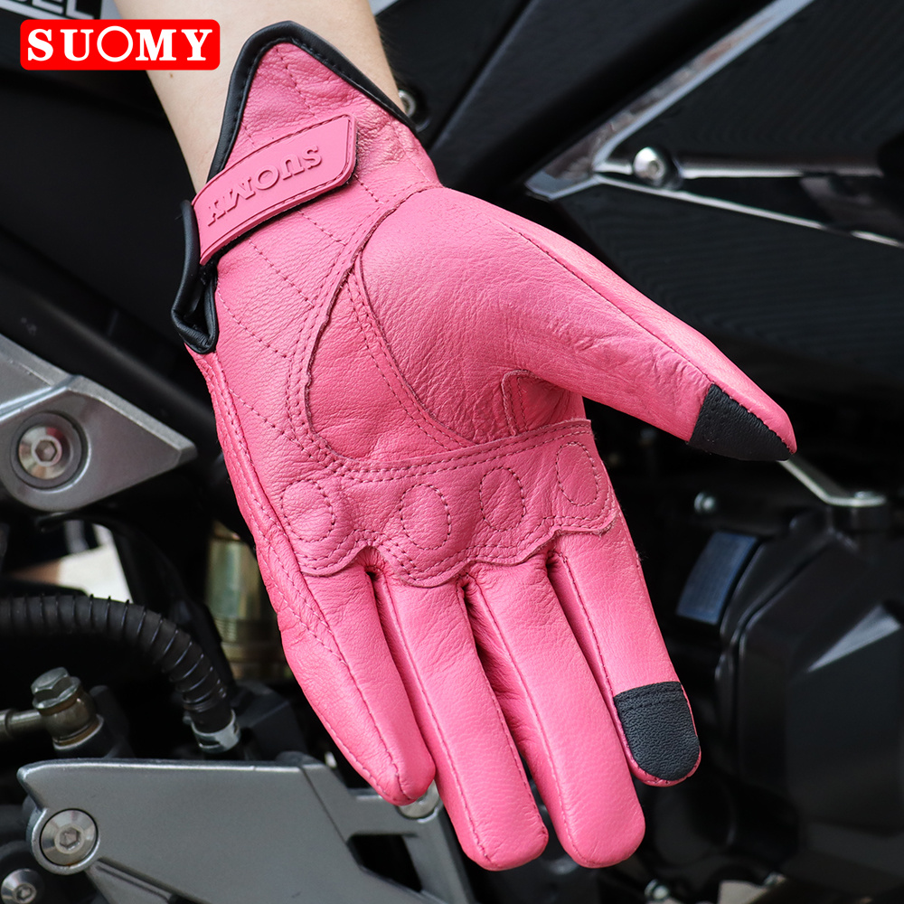 SUOMY Lady Pink Retro Leather  - Xs Motorcycle Gear recension och pris
