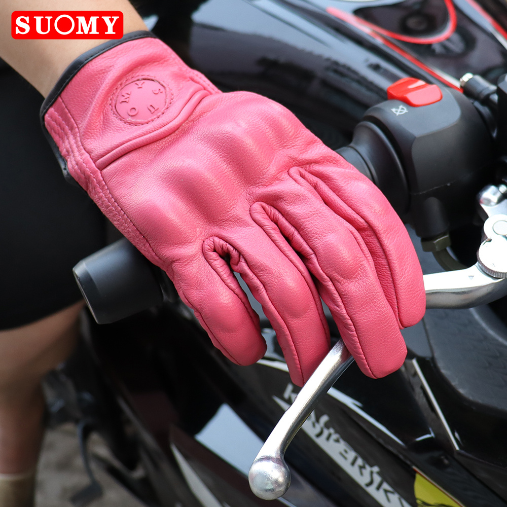 SUOMY Lady Pink Retro Leather  - Xs Motorcycle Gear recension och pris