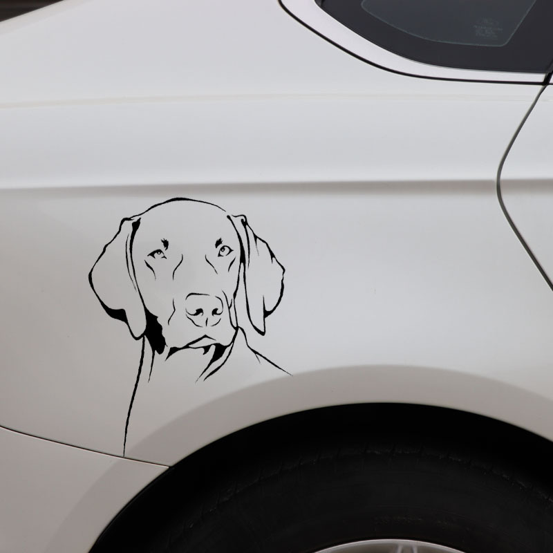 Weimaraner Dog Outline Waterpr - Motorcycle Gear Dogs recension och pris