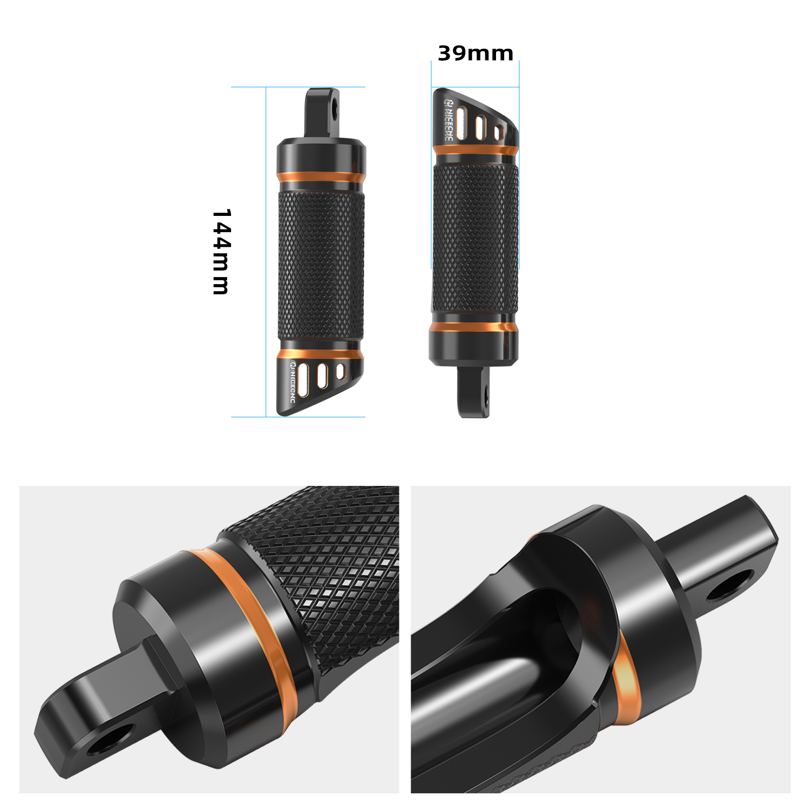 Motorcycle Passenger Footpegs/ - Xs Motorcycle Gear recension och pris