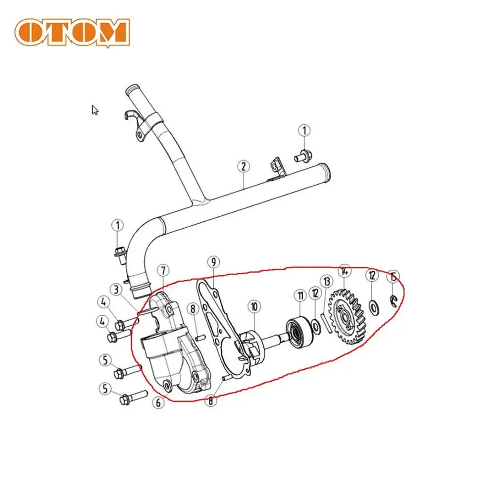OTOM Complete Water Pump Mecha - Motorcycle Gear Oil recension och pris