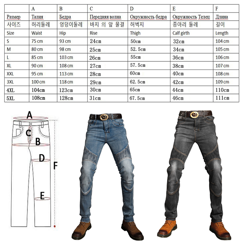 Motorbike Trousers spring and  - Motorcycle Gear Jeans recension och pris