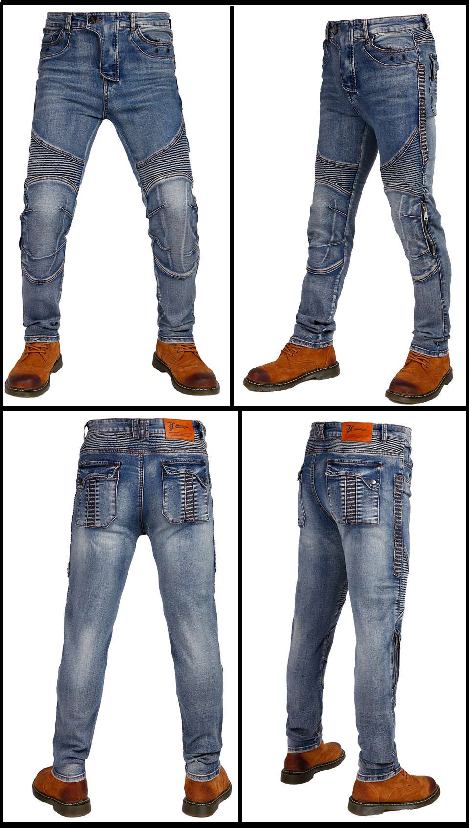Motorbike Trousers spring and  - Motorcycle Gear Jeans recension och pris