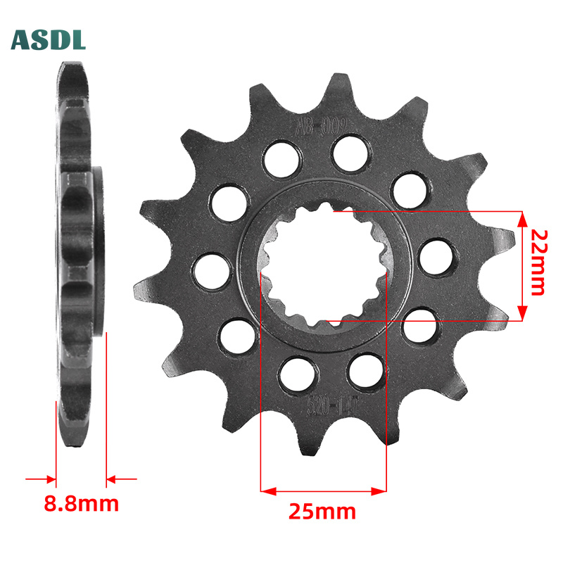 520 Motorcycle Front Rear Gear - Motorcycle Gear Europe recension och pris