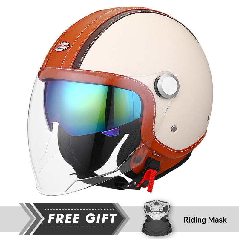 White Orange Original Open Fac - Motorcycle Gear In Store recension och pris