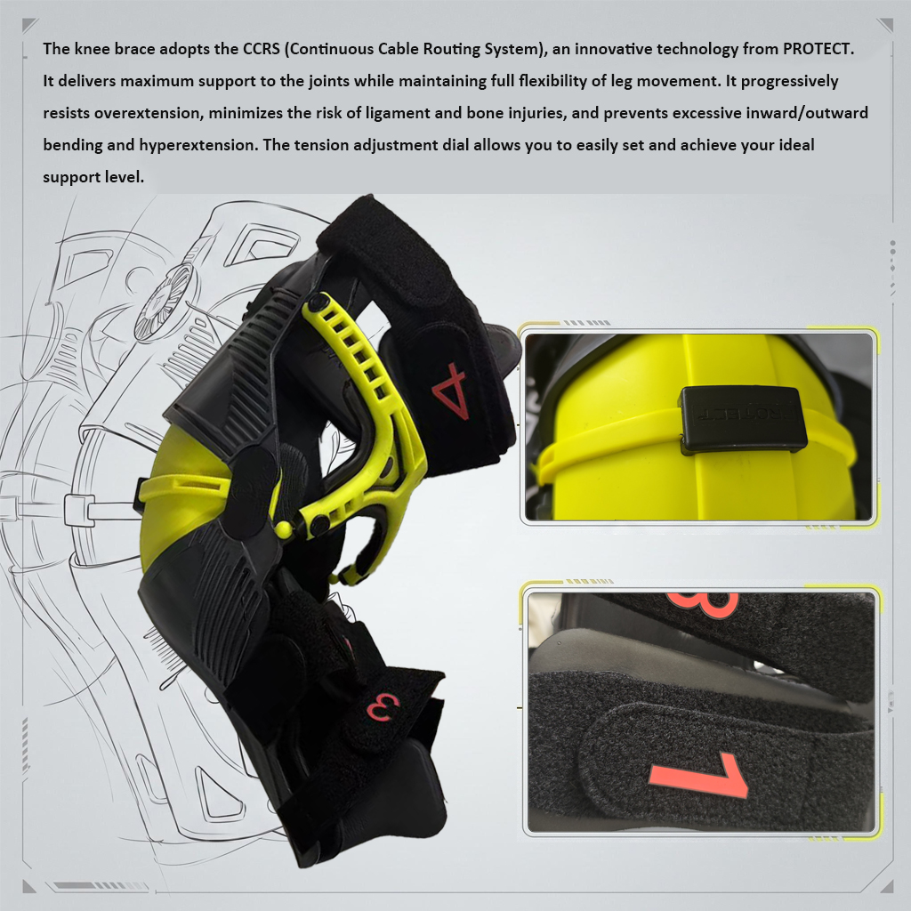 Adjustable Motocross Knee Guar - Motorcycle Gear Slipping recension och pris
