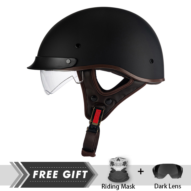 Crash Headpiece Half Face Helm - Motorcycle Gear In Store recension och pris