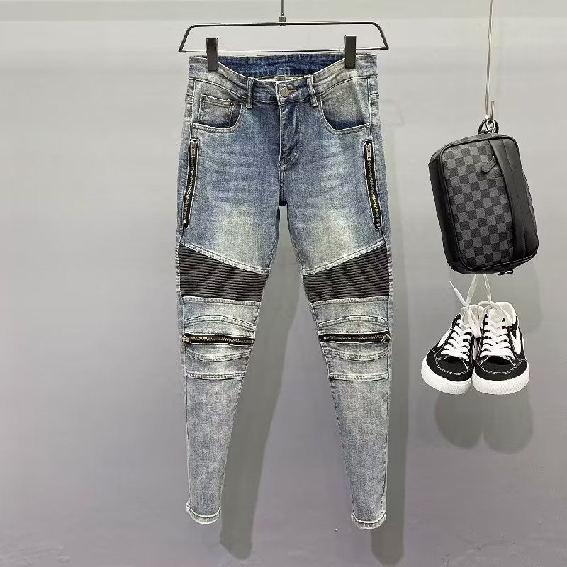 New 2025 High Quality Vintage  - Motorcycle Gear Jeans recension och pris
