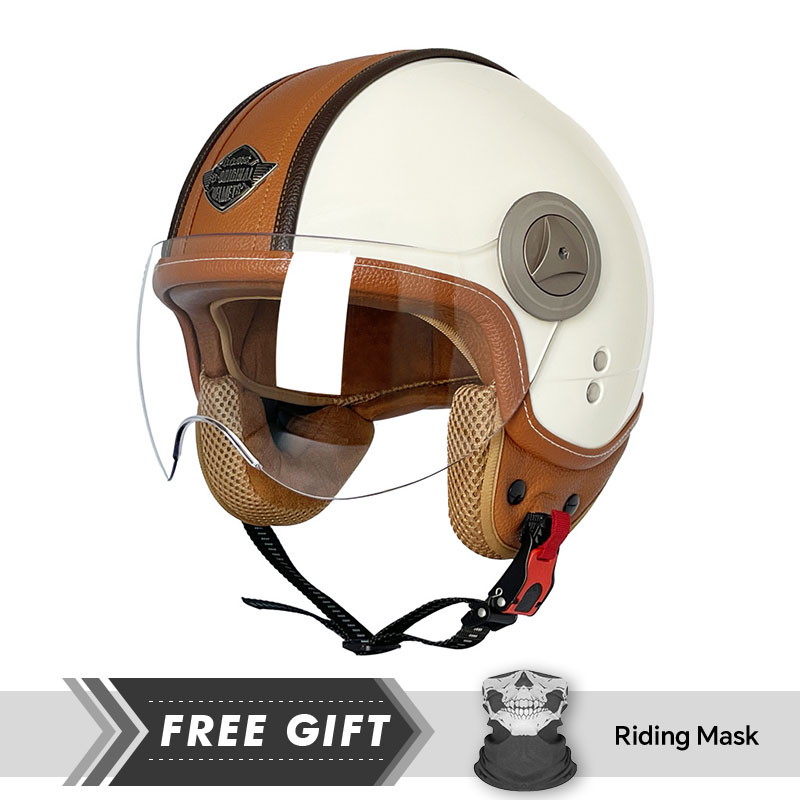 3/4 Open Face Helmet Vintage O - Motorcycle Gear In Store recension och pris