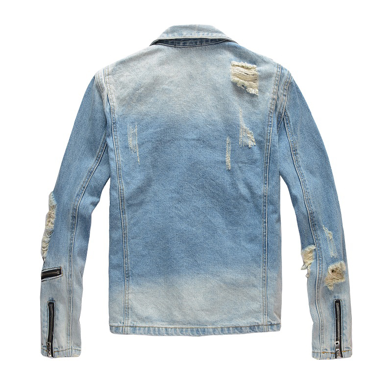 Sokotoo Men's Holes Ripped Blu - Motorcycle Gear Jeans recension och pris