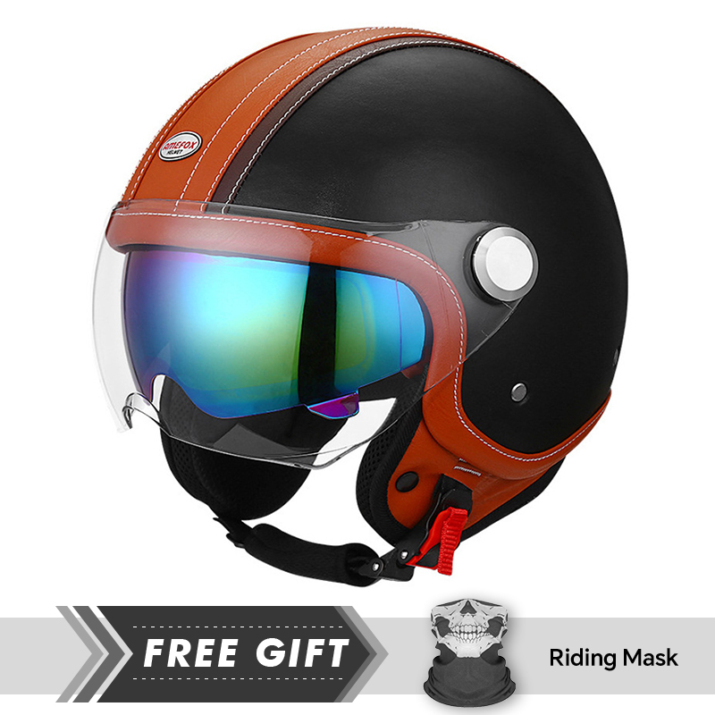Black Open Face Motorcycle Hel - Motorcycle Gear In Store recension och pris