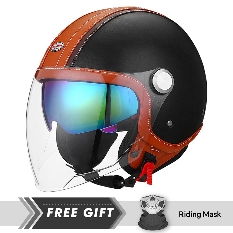 Black Open Face Motorcycle Hel - Motorcycle Gear In Store recension och pris