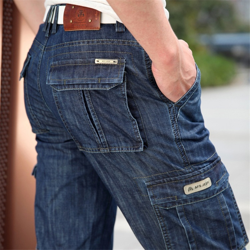 Men's Military Jeans Pants Wor - Motorcycle Gear Jeans recension och pris