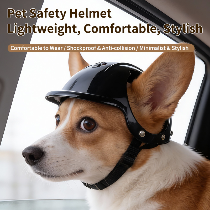 Pet Helmet 3D Paw Print Dogs C - Motorcycle Gear Dogs recension och pris