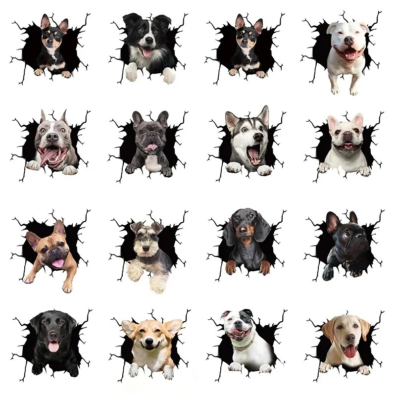1Pc  French Bulldog Dog Sticke - Motorcycle Gear Dogs recension och pris